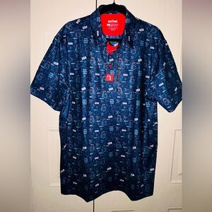 Bogey Bros Men’s XL Navy USA Polo Shirt